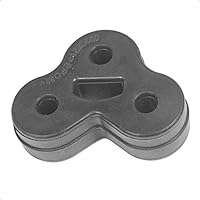 LoreenCar Auspuffgummi-Reparatursatz für Jaguar XF XJ XJL, Gummi, Halterung, Aufhänger, Schalldämpfer, C2C32948 2W935A262EA, (Schwarz - 1 Stück)