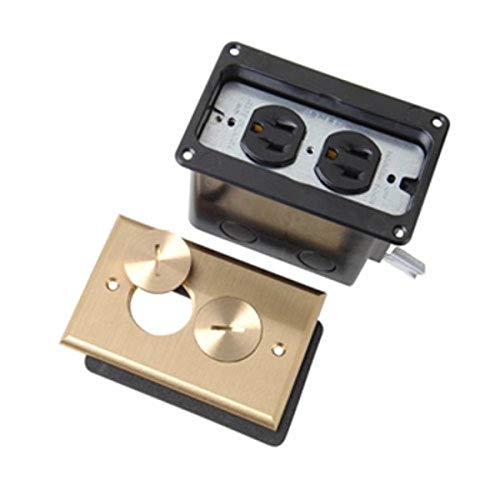 Sg Duplex Floor Box Legrand FB1TRDRB pour alimenter discrètement votre salon