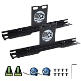 Upgraded Wheel Alignment Tool with 2 Imperial Tape Measure, 2 Heavy-Duty Toe Alignment Plates, No Caliper Removal Needed, Detachable Automotive Alignment Kit for Cars, Trucks, ATVs, Jeeps, and SUVs