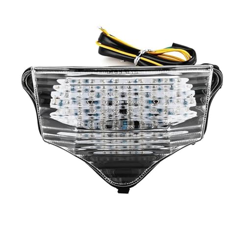 Feu arrière de frein moto LED pour FZ600 et FZ6-S2 clignotant intégré transparent