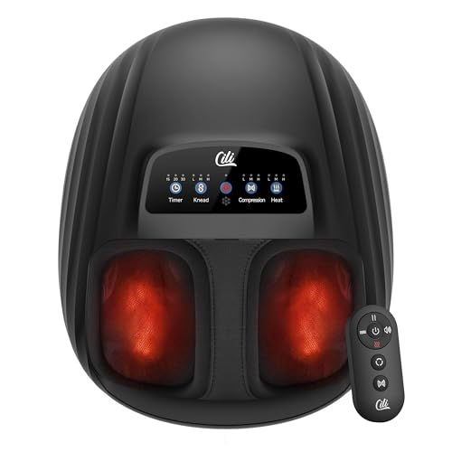 23% off - CILI Foot Massager with Heat, Shiatsu Foot Massage Machine for Plantar Fasciitis Neuropathy, 3 Sole...