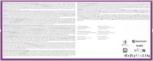 Whiskas 1+ Katzennassfutter Ragout Geflügel Auswahl in Gelee, 40x85g (1 Packung) – Hochwertiges Nassfutter für ausgewachsene Katzen in 40 Portionsbeuteln