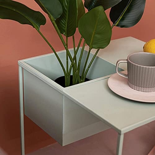 Mesa de Café Sala de Estar Sofá Cuadrado con Revistero NMDCDH Color B 4