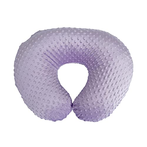 Image of Artebona KiddyKlouds Nursing Pillow Slipcover - Breastfeeding Pillow Cover. Minky Fabric (Lavender)