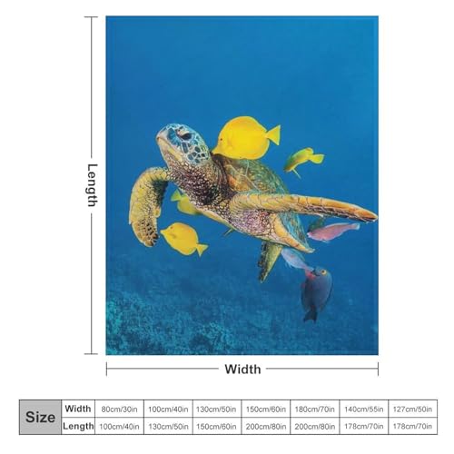Couverture douce tortue en polaire pour vos soirées cocooning - 6