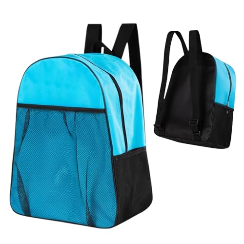 Mochila para patines: construcción duradera e impermeable, correas ajustables, compartimentos organizados | Para accesorios de patinaje sobre ruedas zapatos patines en línea deportes al aire libre prá