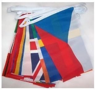 World of Flags 7.75m 27 flag European Bunting