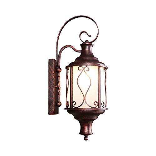 Lampe murale étanche E27抗腐蚀复古金属壁灯解决户外照明生锈进水痛点 - 2
