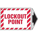 Accuform LLKT530VSP Adhesive Vinyl Safety Label, Legend 