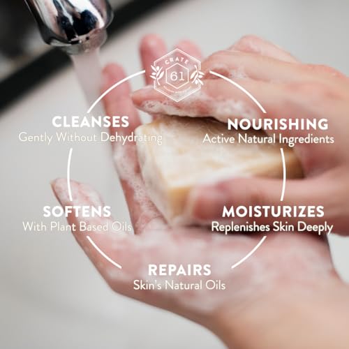 Crate 61 Organics BESTSELLER6PK Handmade In Canada, Plant Based Cold Process Natural Bar Soap thumb #6