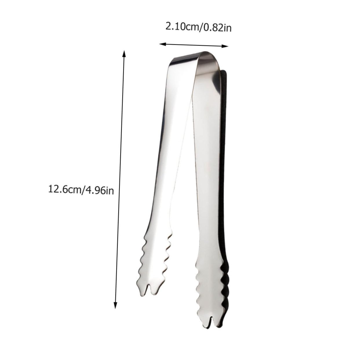 OFFSCH 3PCS Stainless Steel Serving Tongs Multifunctional Ice Cube and Sugar Clips for Restaurants Non Slip Design for Cocktails Appetizers and Drinks