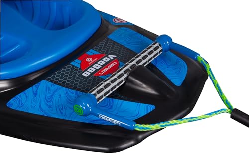 O’Brien Voodoo Kneeboard – Rotomolded Learn & Ride Kneeboard with Quad Molded Fins, ¾″ EVA Comfort Pad & 3″ Padded Strap