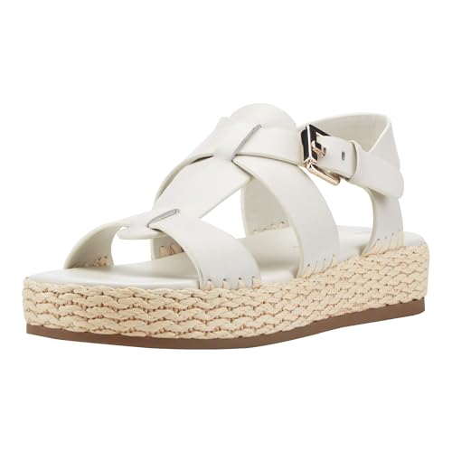 Marc Fisher LTD Women's Elissa Sandal Cream Leather 9 Medium by Marc Fisher LTD - Used condition - US$39.14