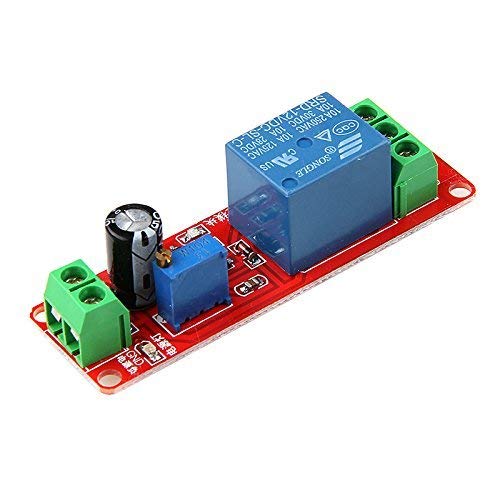 Fasizi 5pcs NE555 12V DC Adjustable 0-10 Second Timer Delay Relay Switch Module Shield for Arduino Raspberry Pi - Image 2