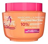 L'Oréal Paris, Mascarilla Reconstructora, Salva tus últimos 10cm , Reduce Puntas Abiertas en 1 Uso, Con Aceite de Ricino, Para Cabello Largo y Dañado, Elvive Dream Lengths, 310 ml