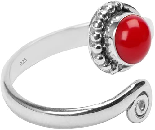 Miniatura 80 de Anillo de dedo del pie de piedra preciosa de plata de ley 925, joyería para el cuerpo, anillo de dedo del pie de la mano de la mano de la piedra