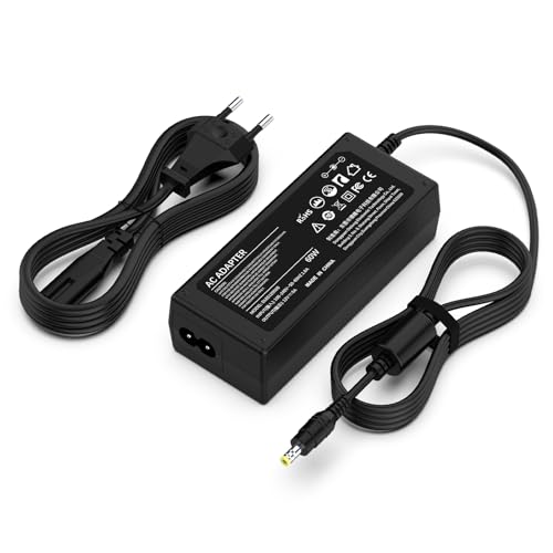 Jippofu Alimentatore 12V 5A Striscia luminose LED, Trasformatore 60W AC DC Adattatore per Spina di Alimentazione 12V, Notebook, HD Esterno, Router, Schermo LCD TFT Monitor, Radio, Hub, Nas, TV 5.5mm