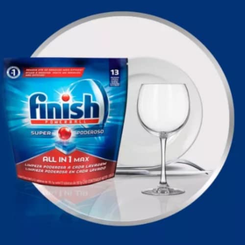 Kit 3 Finish Tabletes Detergente Para Lava Louças All In 1 Max