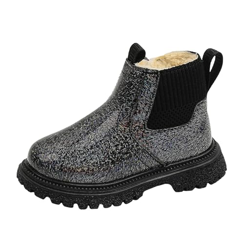 IWIHMIV Ankle Boots for Walking Toddler Girls Short Boots Outdoor Fall Booties Fashion Leather Non Slip Shoes2