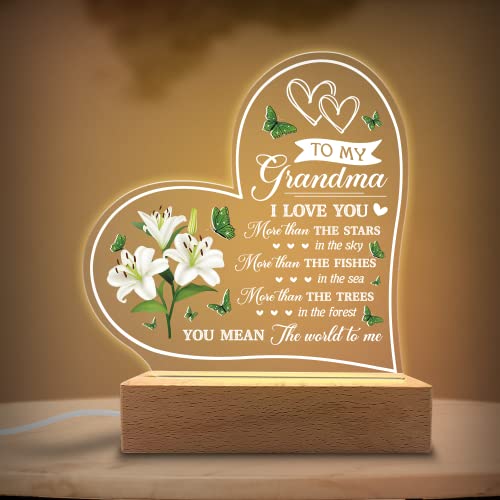 KITCHENVOY Acrylic Night Light - I Have Loved You My Whole Entire Life...