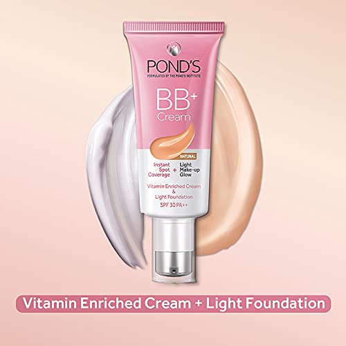 POND's Bb+ Light Coverage Cream, Instant Spot Coverage For Normal Skin + Natural Glow, 01 Original 30 G, Pack Of 1 - Image 5