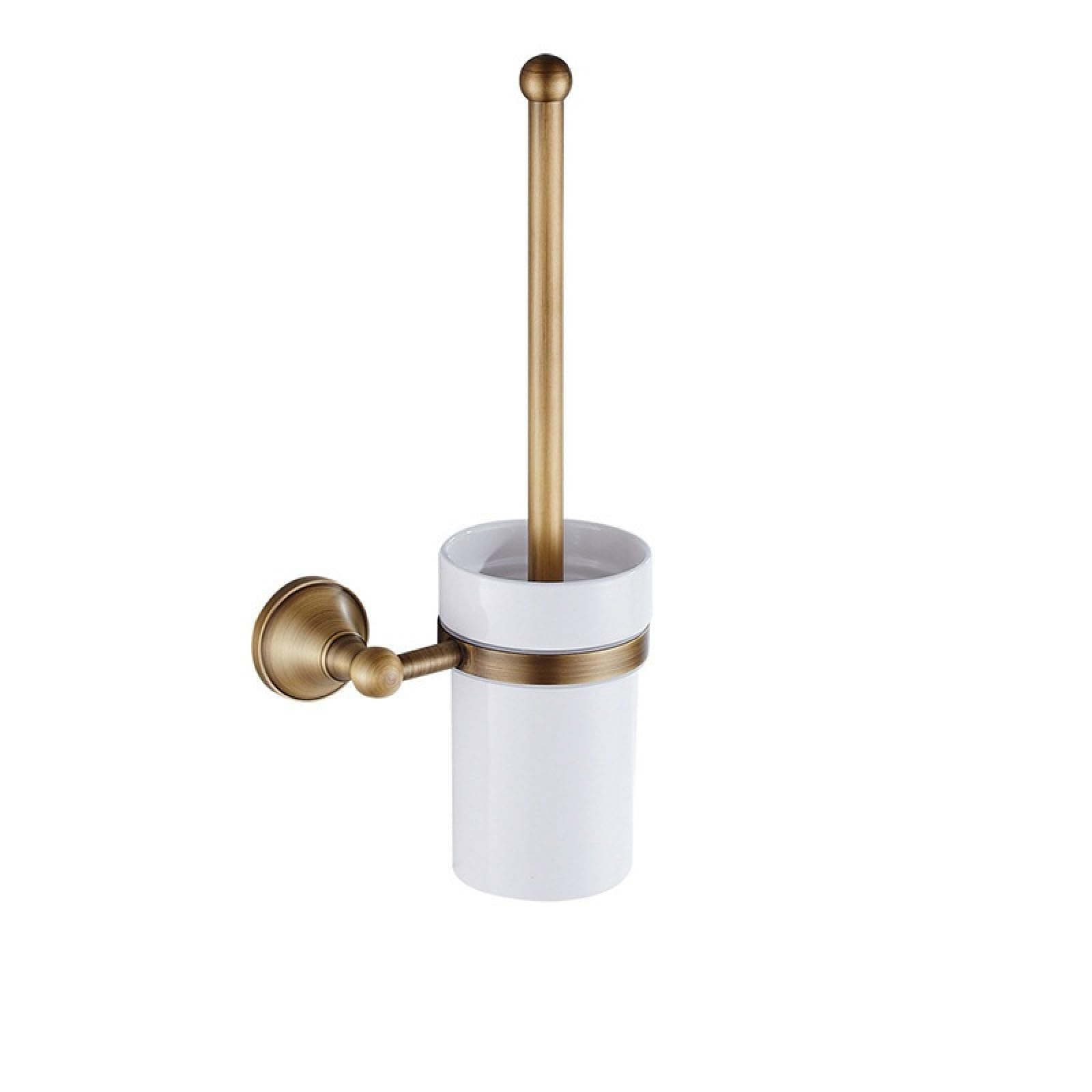 Bathroom Shower Copper Antique-Style Storage Pendant, Antique-Style Copper Toilet Brush