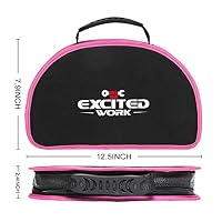 EXCITED WORK 89 Piece Pink Tool kit, Ladies Hand Tool Set with Easy Carrying Round Pouch Household Tool Kit Perfect for DIY, Home Maintenance and Dorm Repair — image 6