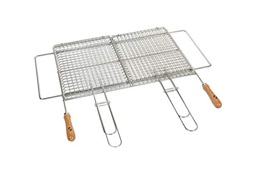 Sauvic Parrilla Extensible De 62,5 A 72,5 Cm. Con 2 Parillas Dobles Extraíbles