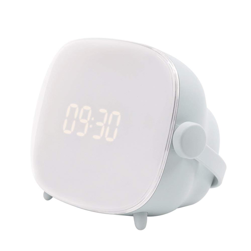 Bien Rechargeable lumière de Nuit Grande réveil Chambre lumière de Nuit d'affichage Lampe Multi-Fonctions Miniature (Color : B)
