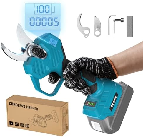 Ecarke AkkuAstschere Professionelle Elektrische Gartenschere