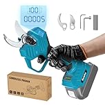 Ecarke Akku-Astschere Professionelle Elektrische Gartenschere kompatibel mit Makita 18V Akku, 40mm Schnittdurchmesser, tragbares Gartenwerkzeug für effizientes Beschneiden – Ohne Akku und Ladegerät
