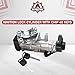 Ignition Switch Lock Cylinder Assembly Replacement by AA Ignition with Chip ID48 Keys - Compatible with 2003-2005 Honda Accord, 2005 CR-V & 2005-2008 Odyssey - Replaces 35100-SDA-A71, 06350-SAA-G30