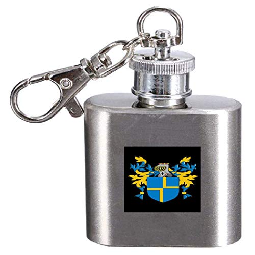 Tily Family Crest, petaca con escudo de armas, 1 oz
