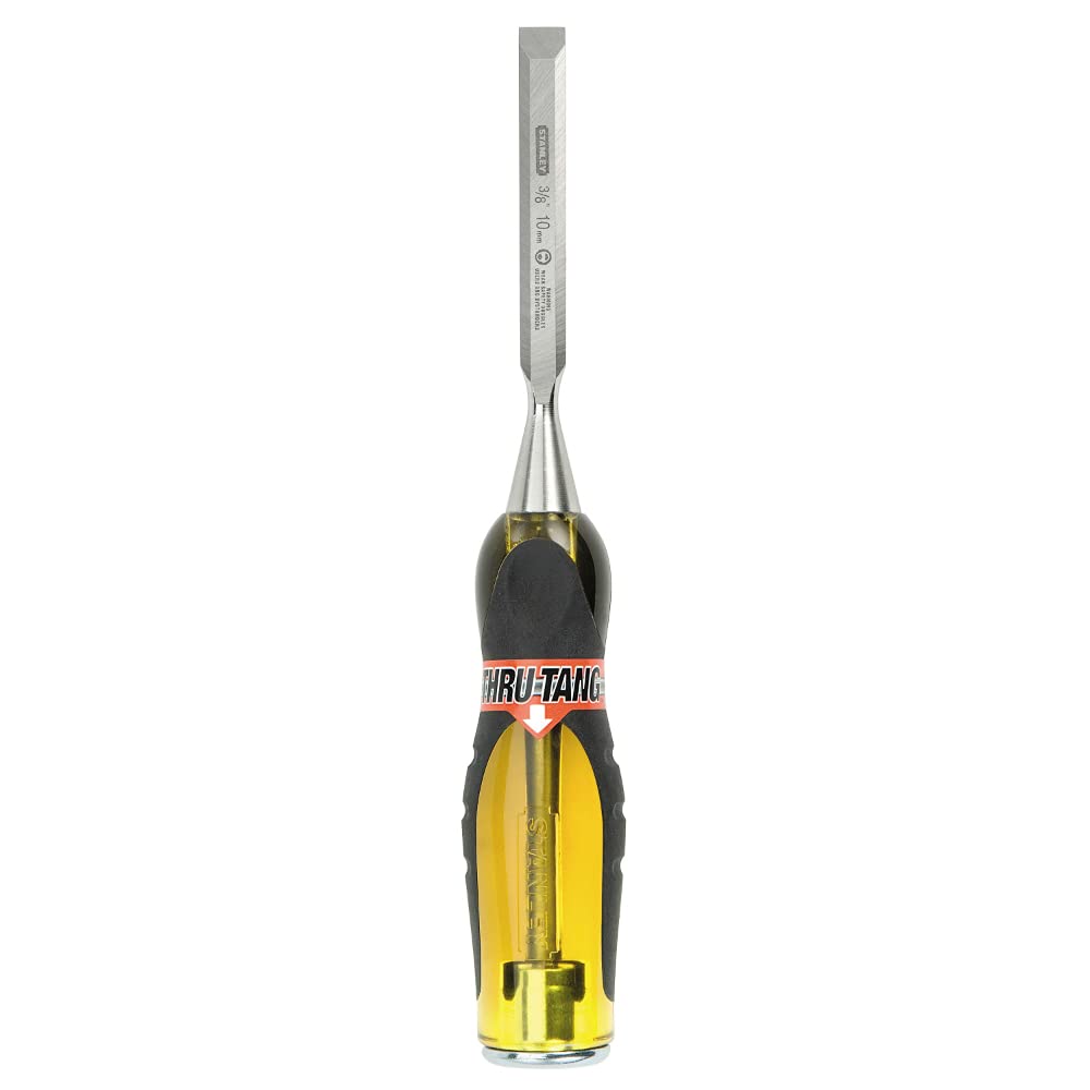 Stanley 16-904 - Cincel de madera (hoja corta, 22,8 x 9,5 mm)