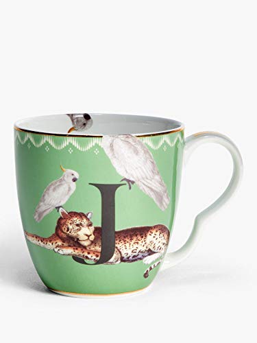 Yvonne Ellen Alphabet Mug J, Bone China