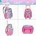 Imagen de Mochila Ruedas Niña Sirena Mochila Escolar Con Ruedas Educación Preescolar Mochilas Escolares Con Ruedas Primaria Curso Mochila Ruedas Niña 6 años