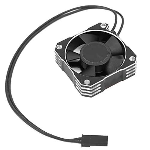 Raket Motor in Aluminum Rocket 35 Mm Cooling Fan with Heat Department for 1/10 1/12 RC Brush, Cooling Fan for the Broom Engine of the RC Car (#3)