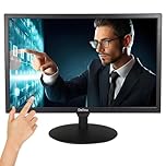 Eoulyee 20 inch Touch Screen Monitoring LCD Display Security Camera Monitor Multifunction Interface HDMI, AV, BNC, VGA, USB, PC Input CCTV Computer Monitor Built-in Speaker 1600x900 Full HD