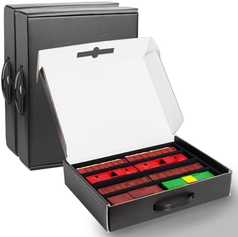 Cyiwniao HO Gauge Model Train Storage Box, 4 Slots Horizontal Compatible with Model Railway locomotives, Wagons and Vehicles, HO Scale Train Accessories (2)