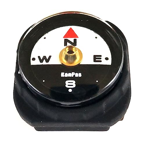 KanPas Mini Luminous Button Compass for Watch Band Lanyard