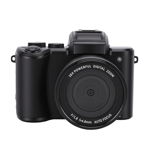 Acogedor 8K �f�W�^���J�����A88MP �f���A�������Y 16X �f�W�^���Y�[�� 3.2 �C���`�^�b�`�X�N���[�� WiFi 6 �����艻�A�X���[���[�V�����o�[�X�g�^��t���AVlog �p