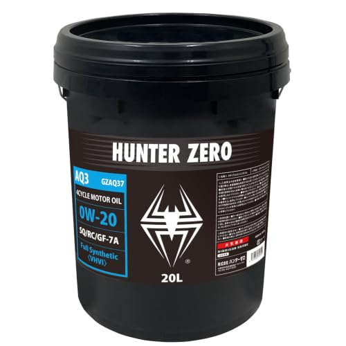 Amazon | HUNTER ZERO 車用 モーターオイル/ポリ容器/100%化学合成油