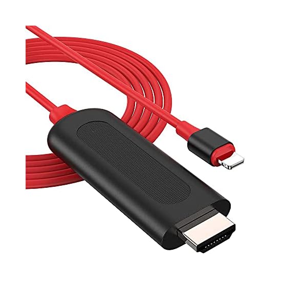 HDMI Adapter für Phone/Pad zu TV, Lightening HDMI Kabel 2M, 1080P Digital AV Adapter Sync Bildschirm HDMI Anschluss für…