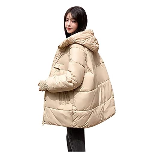 Dam plus size lång puffer jacka med huva vinterrock förtjockad dunjacka vinter varm dunrock, D, XL