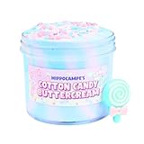 Cotton Candy Buttercream Slime (SCENTED) | Handmade Slime | Hippocampe Slimes (4OZ)