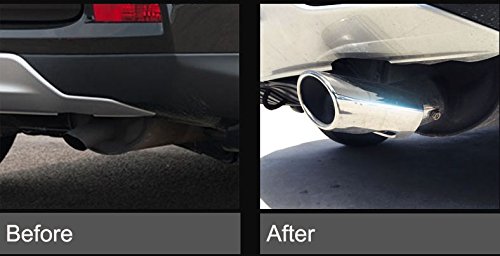 2Pcs Tailpipe Exhaust Tip Exhaust Pipe Exhaust Muffler Extension Pipes For Honda Cr-V Crv 2017 2018 2019 2020 2021 2022 2023 #TOP4