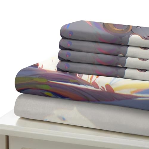 Housse de couette lit enfant arc-en-ciel pour des nuits de douceur - 6