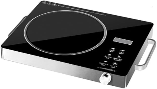 Electric Stove Burner, Tabletop Cooker, 10 Power Settings, Quiet Design, Multifunctional Electric Stove, LED Digital Display, No High Frequency Radiation, Induction Touch Cooking, Heater, B