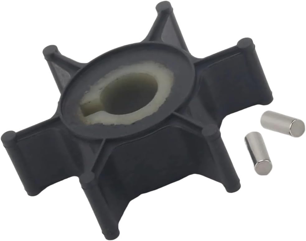 Water Pump Impeller Compatible with Outboard 2 Stroke 2HP 2MSH 2S 2B Marine Engines Replacement Models