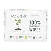 Eco by Naty Unscented Baby Wipes – 100% Compostable and Plant-Based Wipes, Good for Babies and Newborn Sensitive Skin,56…